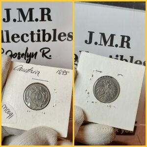 1895 Austria-Hungary Empire 10 Ten Heller Franz Joseph I Actual Coin
